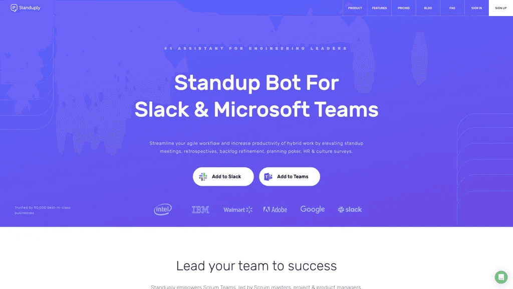 Standuply 工具截图