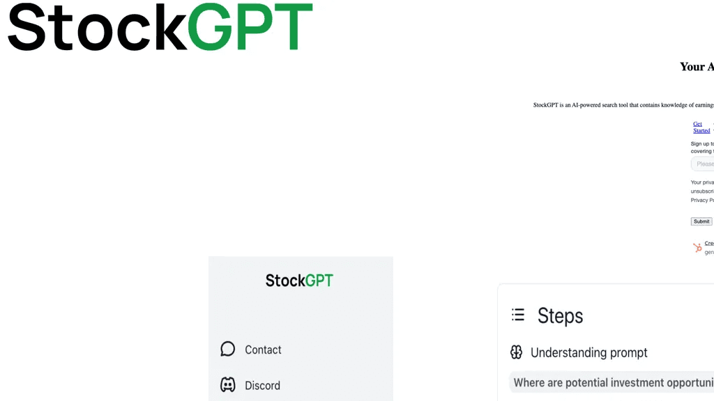 StockGPT 工具截图