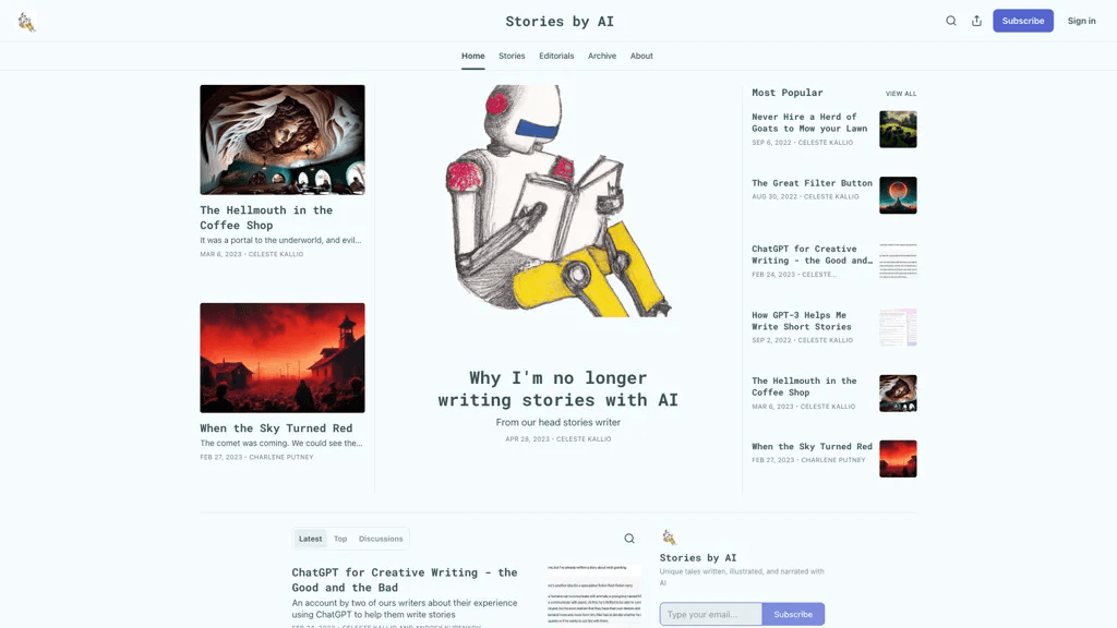 StoriesbyAI 工具截图