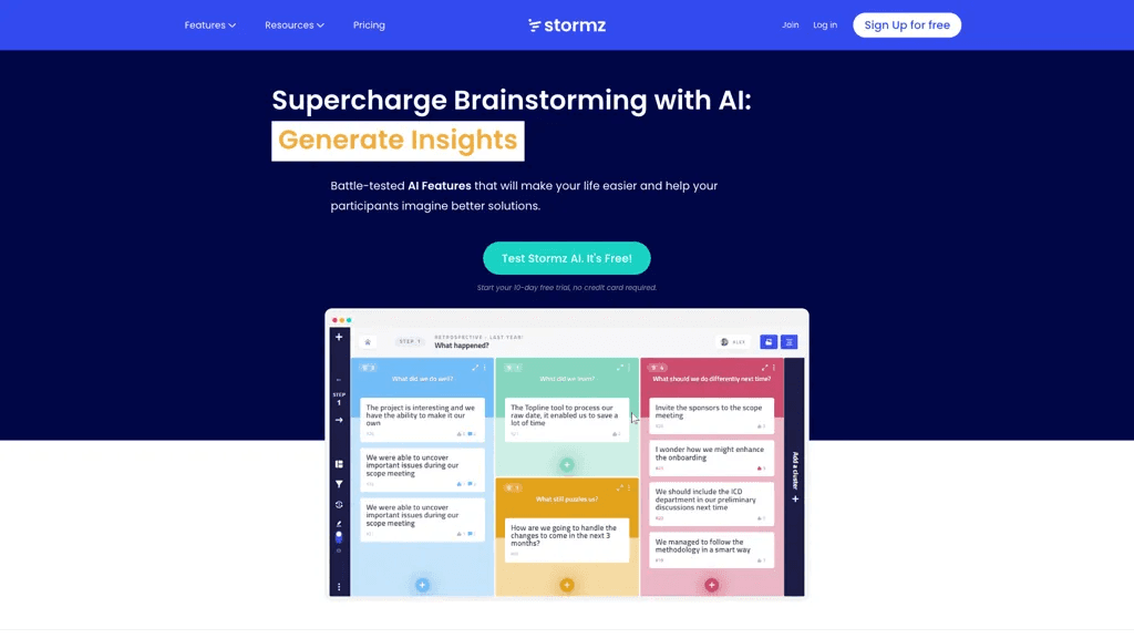 Stormz 官网截图