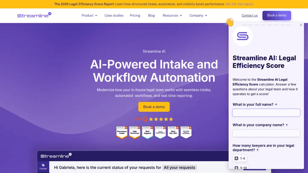 Streamline AI 官网截图