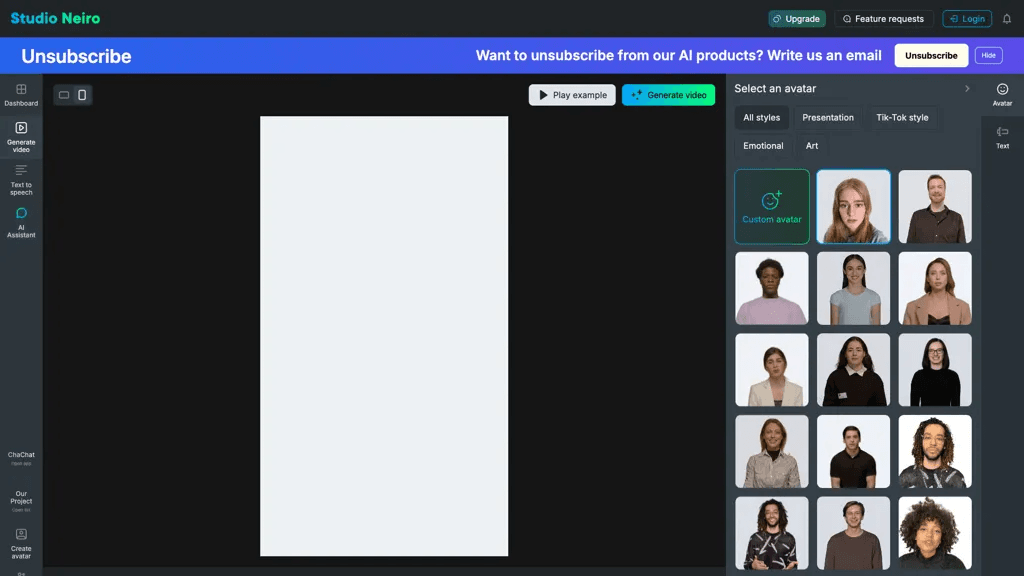 Studio Neiro AI 工具截图
