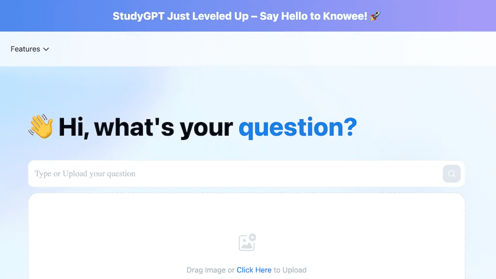 Knowee.ai 官网截图