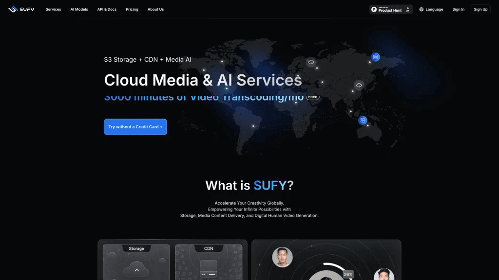 Sufy 官网截图