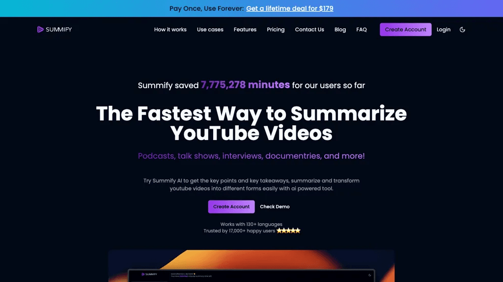 Summify 工具截图