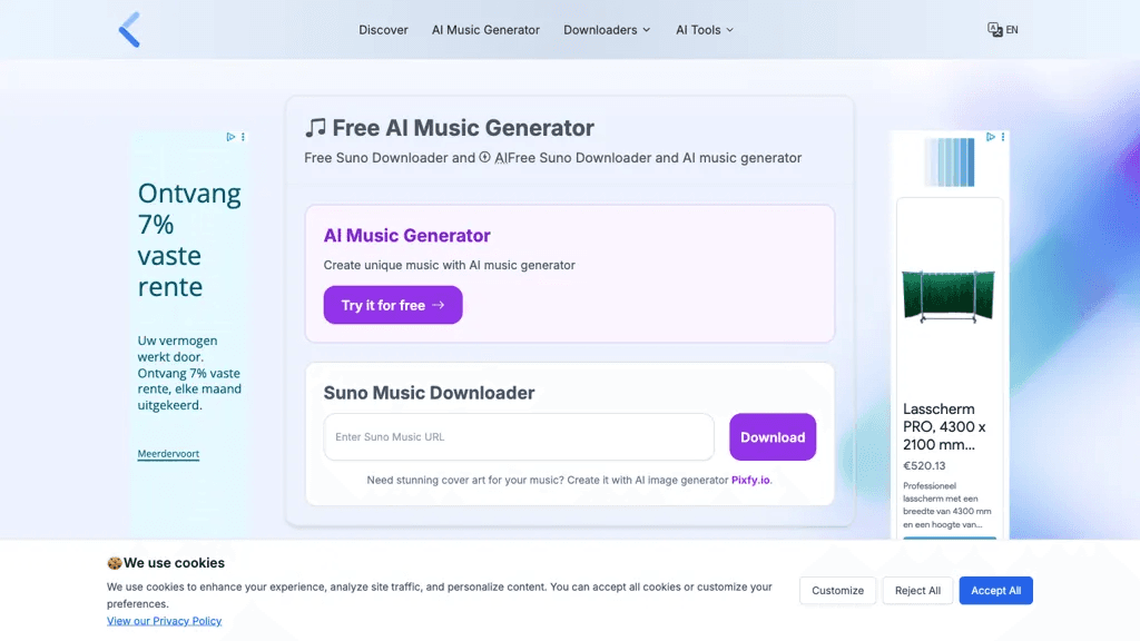 Suno Music Downloader 工具截图