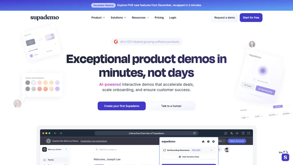 Supademo 2.0 工具截图