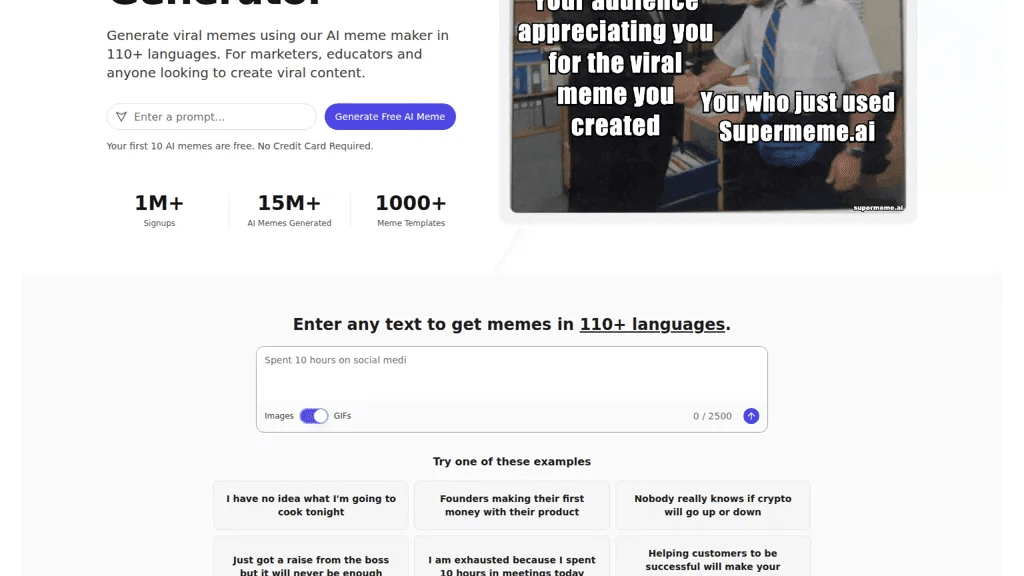 Supermeme.ai 工具截图