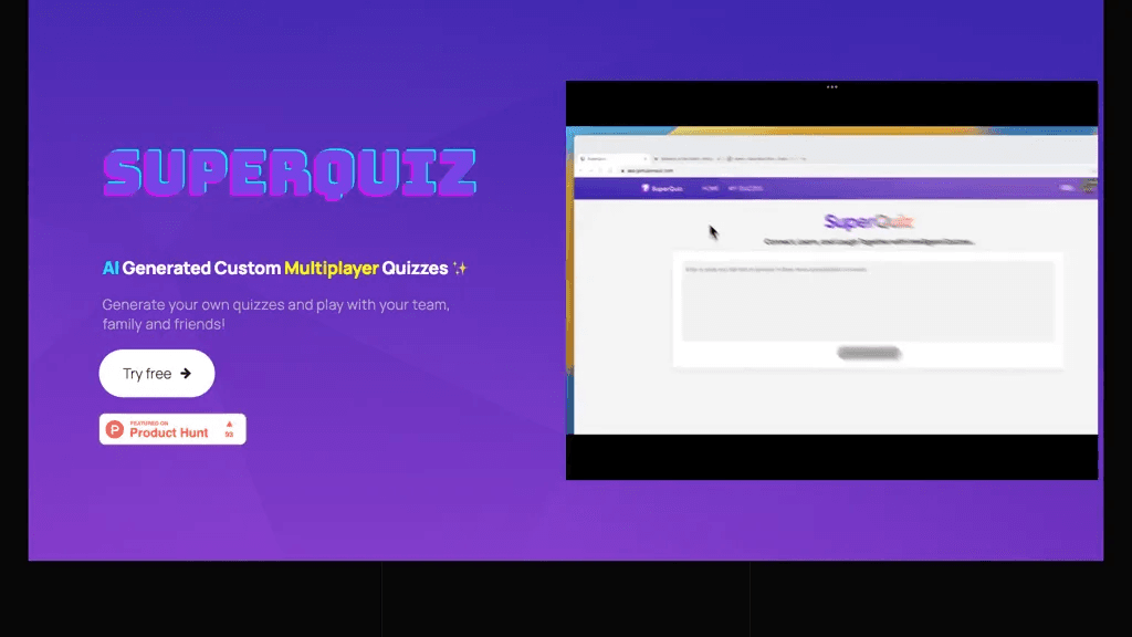 SuperQuiz 官网截图