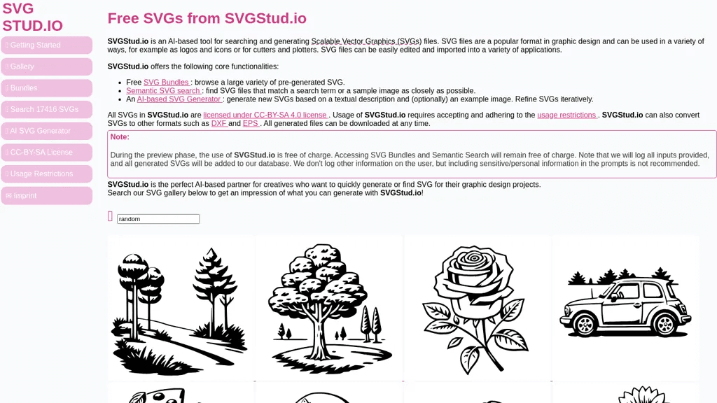 SVGStud.io 官网截图