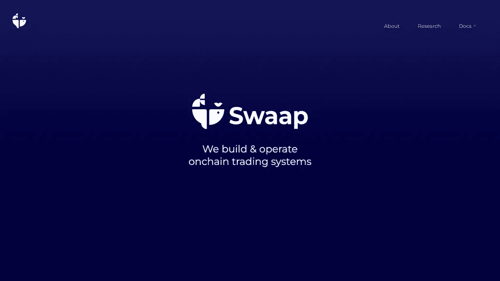 Swaap v2 官网截图