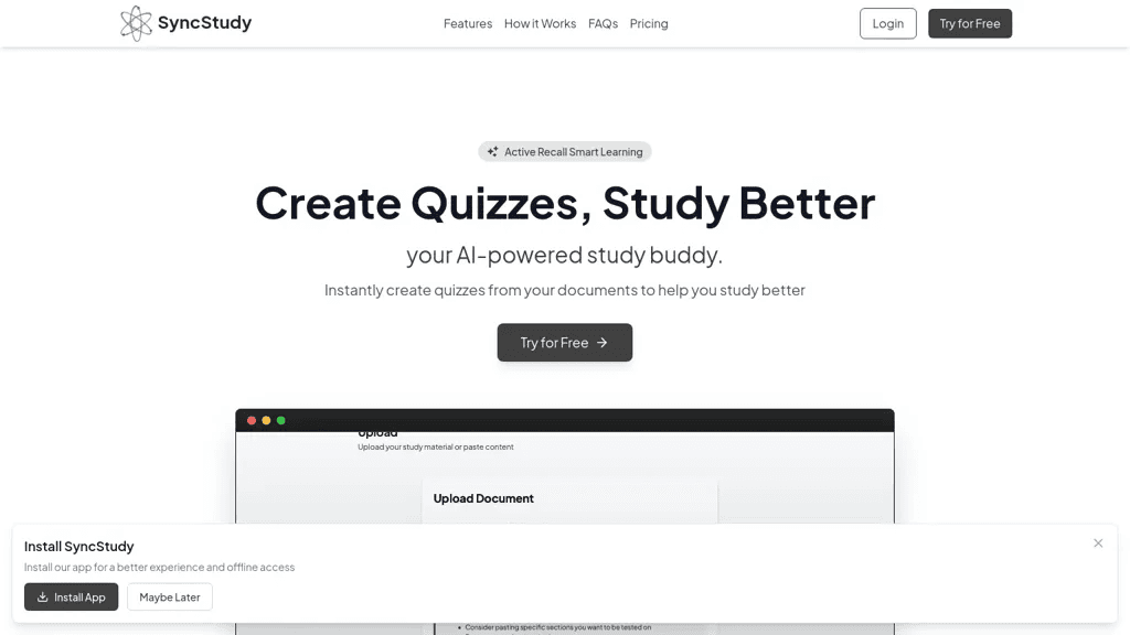 SyncStudy 工具截图