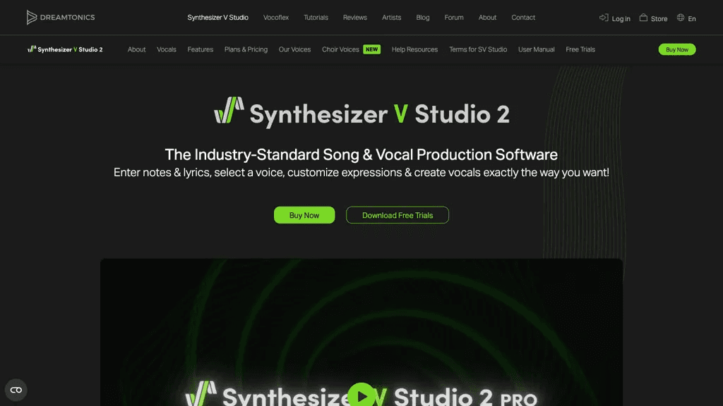 Synthesizer V 工具截图