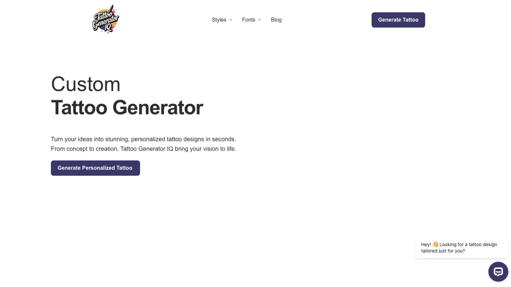 Tattoo Generator IQ 工具截图