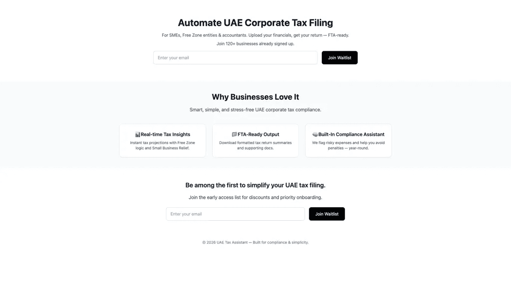 Taxly.ai 官网截图