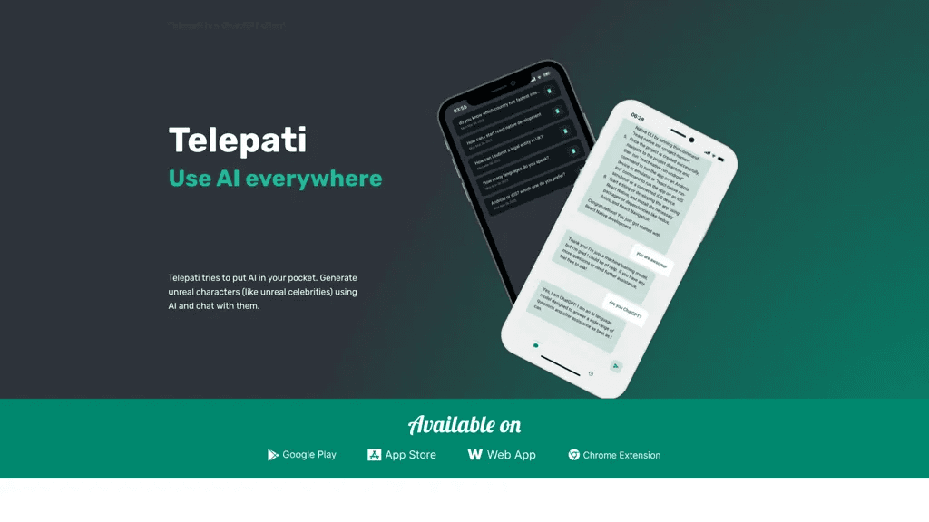 Telepati 官网截图