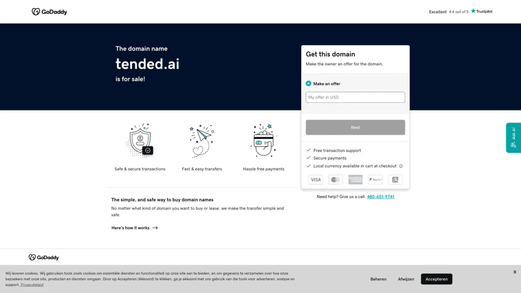 Tended.ai 工具截图
