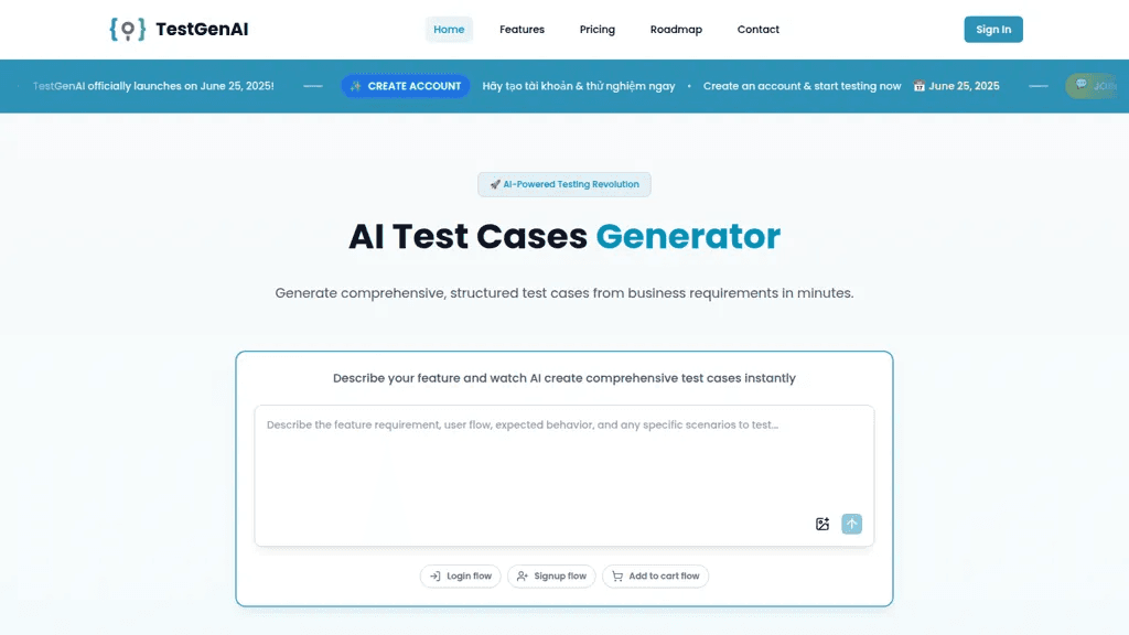 TestGenAI 工具截图
