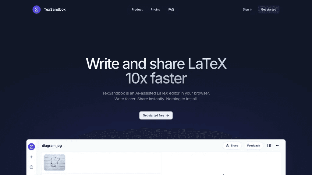 TexSandbox 工具截图