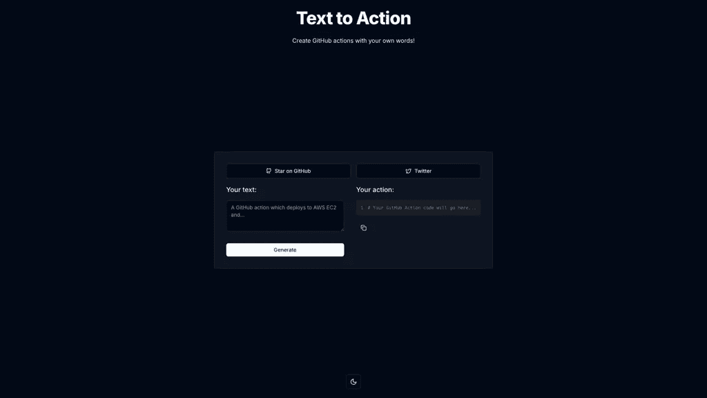 Text to Action 工具截图