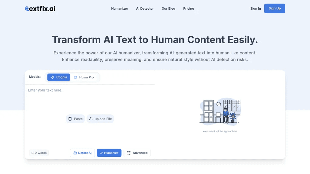 textfix.ai 工具截图