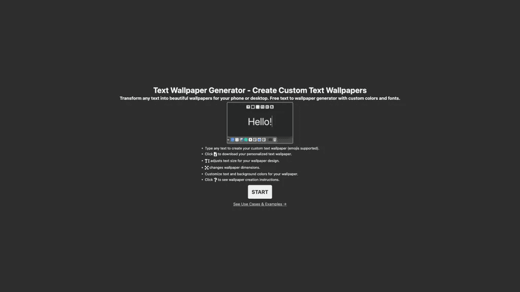TextWallpaper 工具截图
