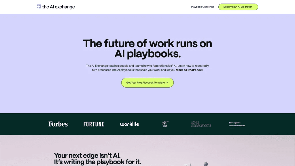 The AI Exchange 工具截图
