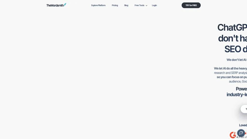 TheWordsmith.ai 工具截图