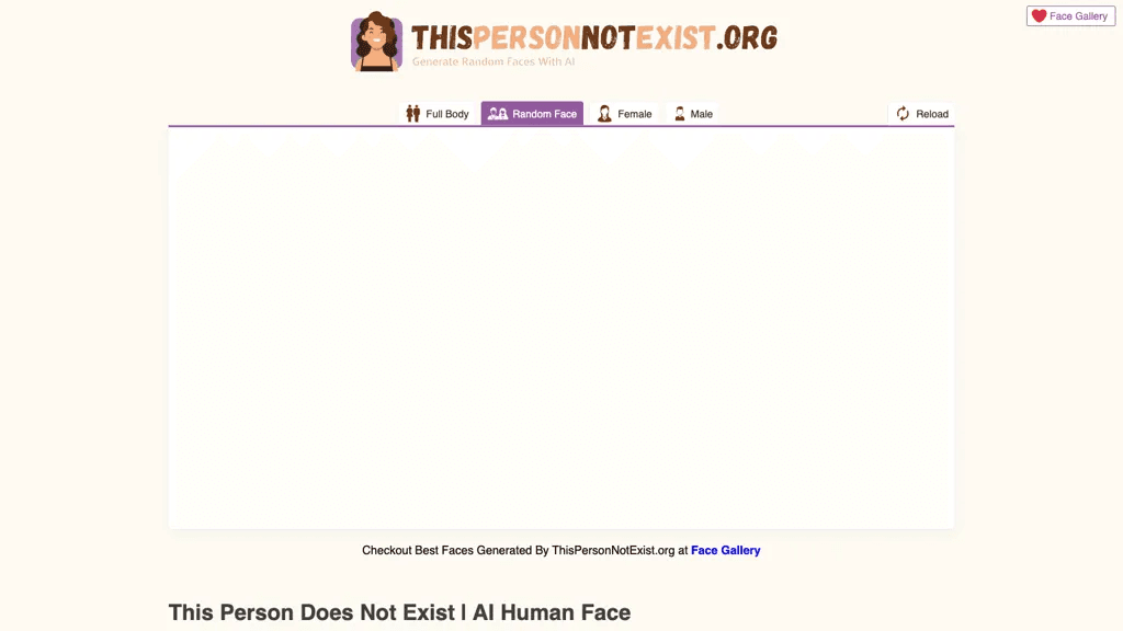 This Person Not Exist 工具截图