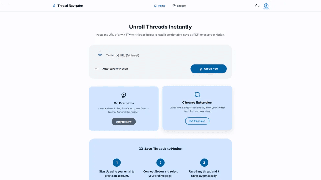 Thread Navigator 工具截图