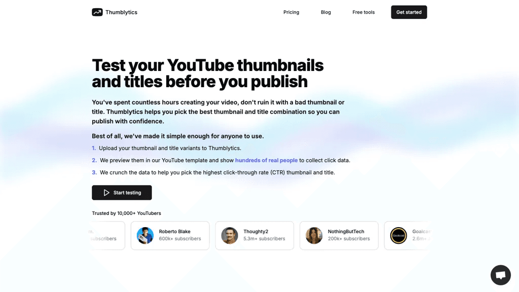Thumblytics 工具截图