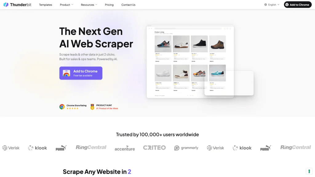Thunderbit 工具截图