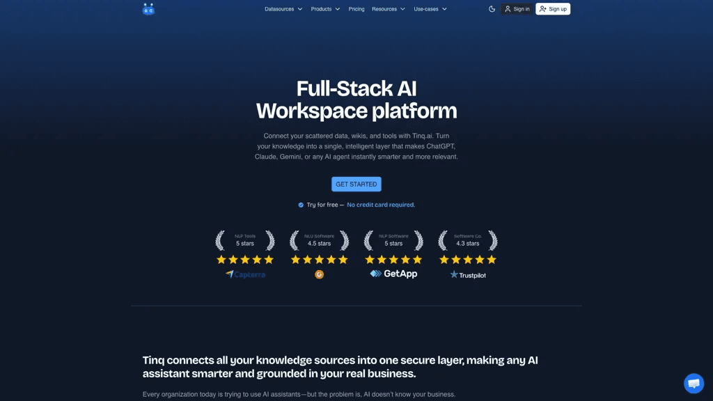 Tinq.ai 工具截图