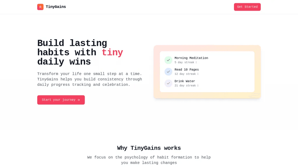 TinyGains 工具截图