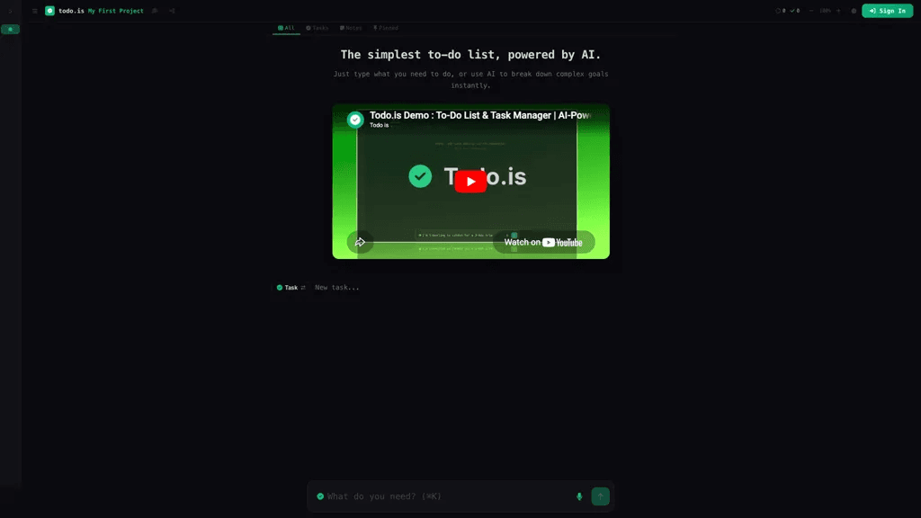 Todo.is 工具截图