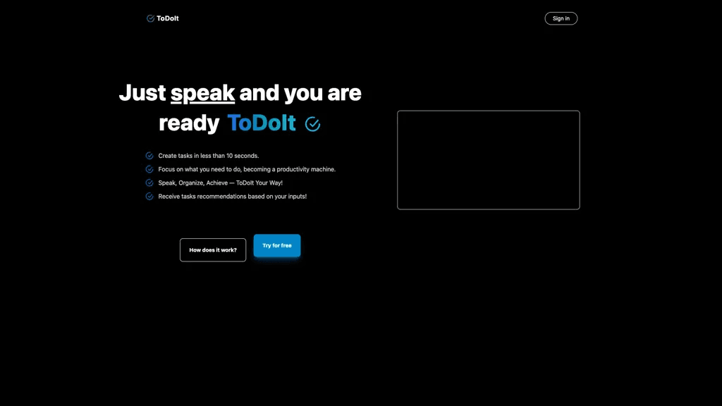 ToDoIt 官网截图