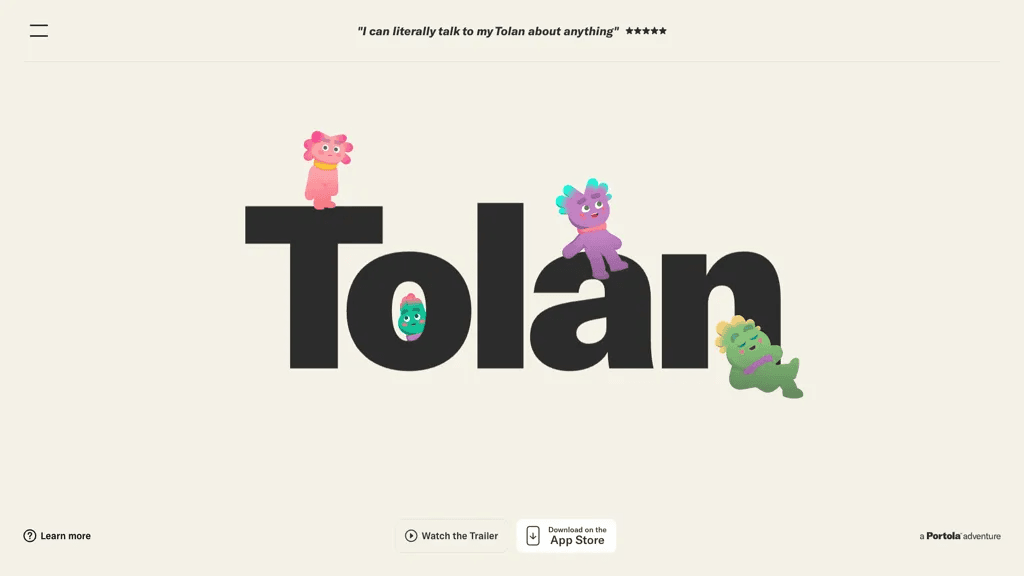 Tolan 官网截图