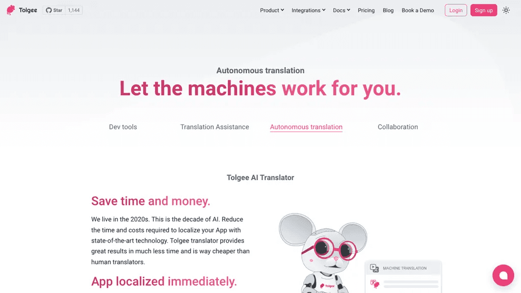 Tolgee AI Translator 工具截图
