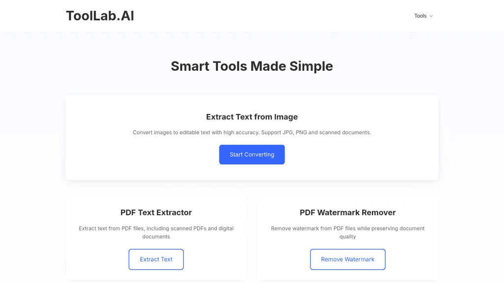 ToolLab.AI 工具截图