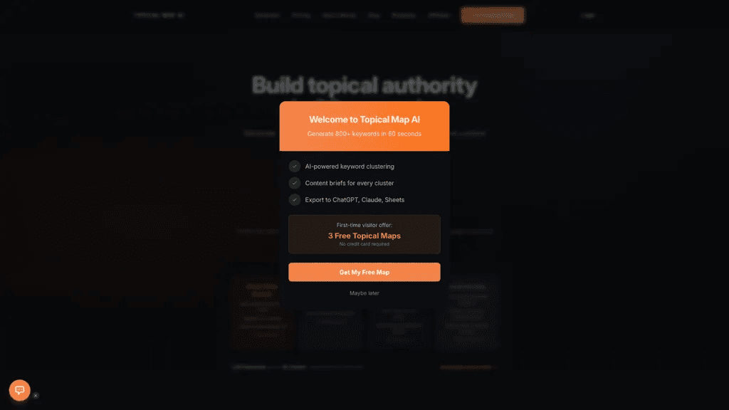 Topical Map AI 工具截图