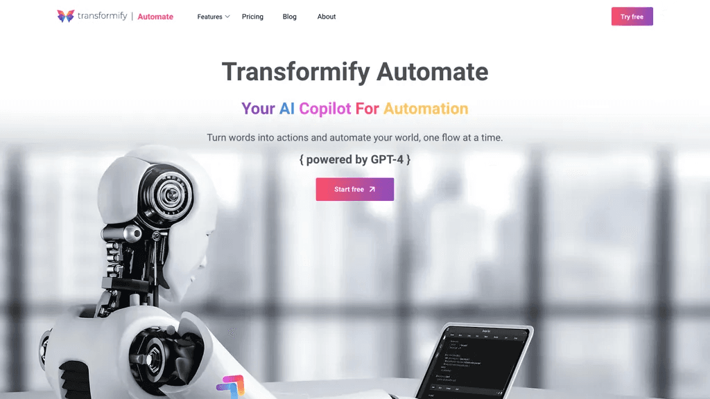 Transformify Automate 官网截图