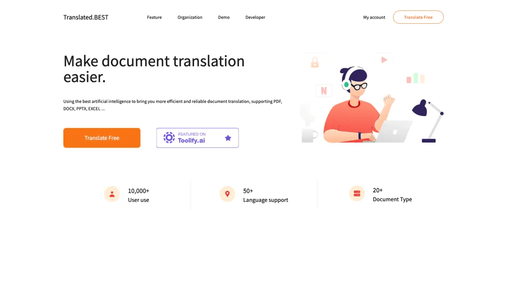 Translated.best 工具截图