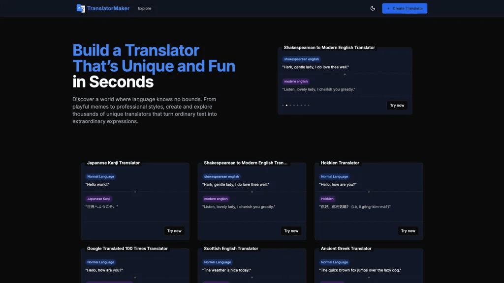 Translator Maker 工具截图