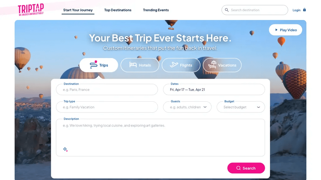 TripTap 工具截图