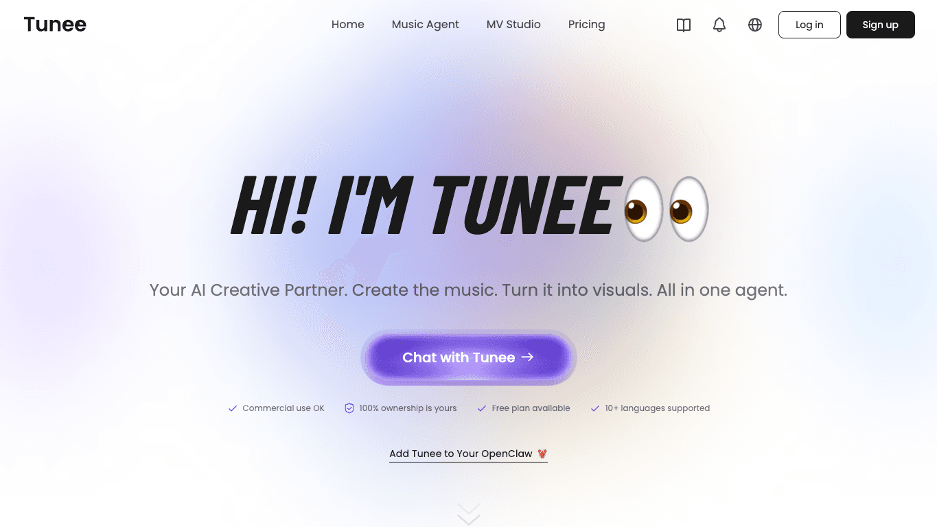 Tunee AI 工具截图