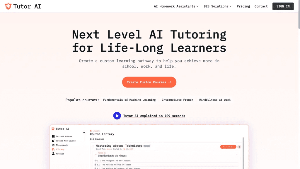 TutorAI 工具截图