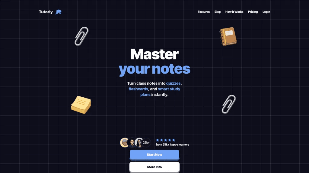 Tutorly 官网截图