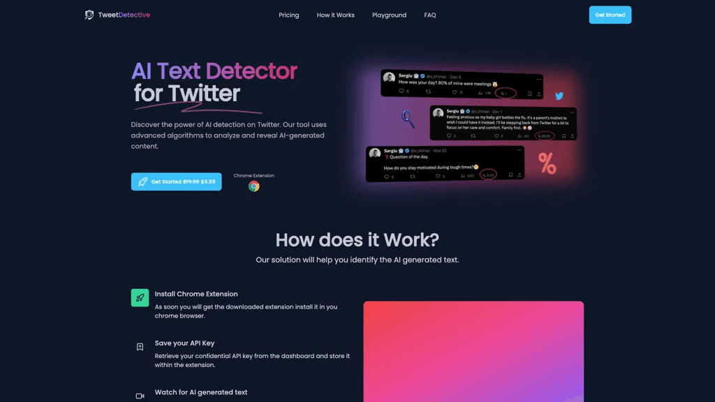 TweetDetective 工具截图