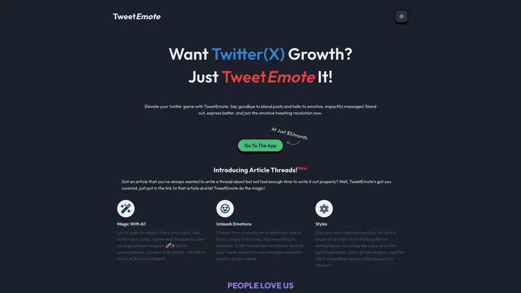 TweetEmote 工具截图