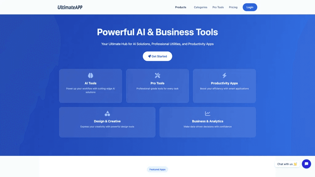 UltimateApp 官网截图
